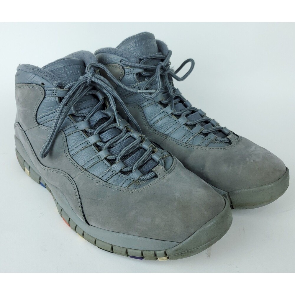 Size 12 Jordan 10 Retro Cool Grey 2018 Men's Sneakers 310805-022